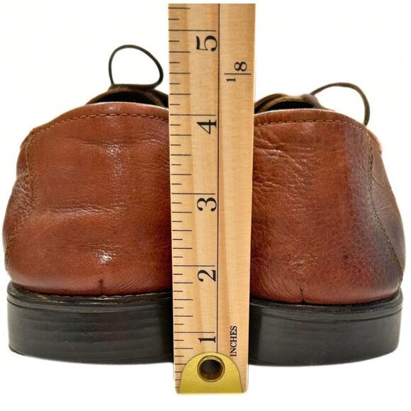 Johnston & Murphy Oxford Sheepskin Brown Leather Loafers Dress Shoes Mens 11 - Picture 7 of 10